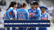 India women defeat Netherlands women by 95 runs in the Women's T20 World Cup 2026