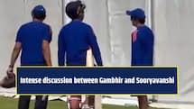 WATCH: Intense discussion between Vaibhav Sooryavanshi and Gautam Gambhir ahead of Ireland clash