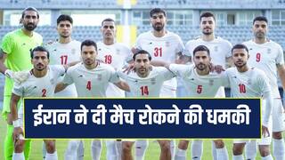 Iran’s threats to walk off from Fifa world Cup match if “unauthorised” flags or anti-regime slogans are displayed by fans in the stands