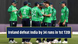 Ireland stun India by 34 runs to take 1-0 lead in T20I series
