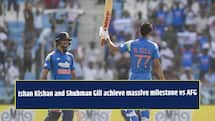 Ishan-Gill achieve massive milestone for India with stunning partnership against Afghanistan in the second ODI