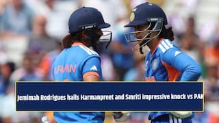 Jemimah Rodrigues applauds Harmanpreet and Mandhana for their crucial 91-run partnerships, says…