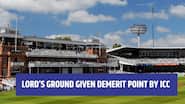 1348111ICC Gives Demerit Points to Iconic Lords Ground for Unsatisfactory pitches 