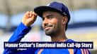 Who told Manav Suthar about his India selection? Debutant reveals