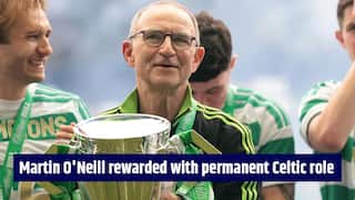 Celtic appoint Martin O'Neill as permanent manager after title-winning return