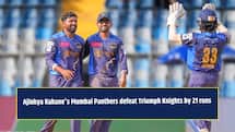 T20 Mumbai League 2026: Ajinkya Rahane’s Panthers thrash Knights by 21 runs