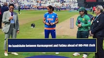 No handshake between Harmanpreet Kaur and Fatima Sana before India-Pakistan clash