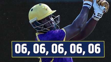 Rovman Powell smashed Dasun Shanaka for 5 consecutive SIXES in Major League Cricket 2026