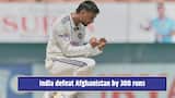 Debutant Manav Suthar shines as India registers its biggest test win in history!