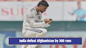 Debutant Manav Suthar shines as India registers its biggest test win in history!