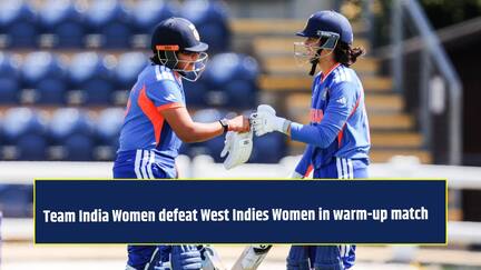 Team India Women defeat West Indies Women in warm-up match