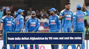 Team India defeat Afghanistan by 170 runs and seal the series