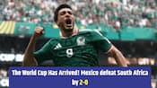 World cup begins in style, Mexico defeat South Africa in a thriller match