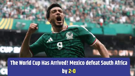 World Cup Begins! Mexico opens its campaign with an explosive start, defeating South Africa 2-0