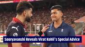 Sooryavanshi reveals what Kohli told him after IPL 2026 Final