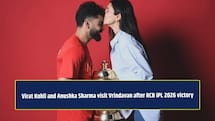 WATCH: Virat Kohli and Anushka Sharma visit Vrindavan to seek blessings after RCB’s second title triumph