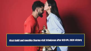 WATCH: Virat Kohli and Anushka Sharma visit Vrindavan to seek blessings after RCB’s second title triumph