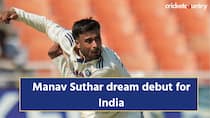 Manav Suthar dream arrival in Test cricket with a six-wicket haul  