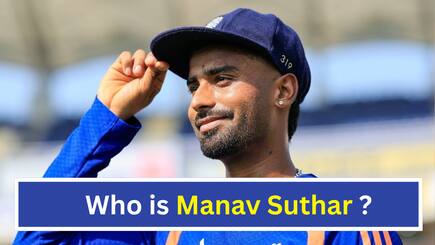 Who is Manav Suthar? The young spinner who made his debut today!