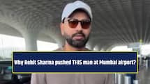WATCH: Why Rohit Sharma pushed THIS guy at Mumbai airport? Video goes viral