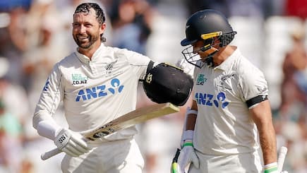 Tom Latham and Devon Conway Put New Zealand Ahead on 1st Day of 3rd Test Match