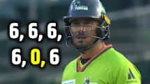 WATCH: 6, 6, 6, 6, 0, 6- स्टॉयनिस ने एक ओवर में जड़े 5 छक्के, हेटमायर की भी 'फायर' बल्लेबाजी