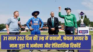 shreyas iyer captaincy record at the age of 31 years 202 days ind vs ire 1st t20 match