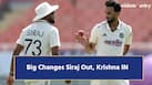 Siraj OUT! Prasidh Krishna replace him for Ireland and England tour. 