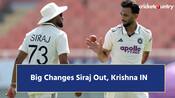 Siraj OUT! Prasidh Krishna replace him for Ireland and England tour. 