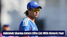 Abhishek Sharma scripts rare record with 3-wicket spell, becomes third Indian to achieve feat in 74 years