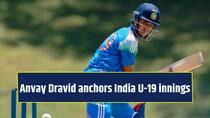 Anvay Dravid stars with 87 as India U-19 recover after early collapse against Sri Lanka