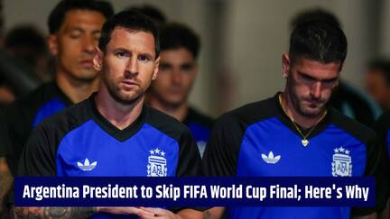Javier Milei World Cup final