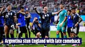 England suffer late heartbreak as Argentina storm into FIFA WC final