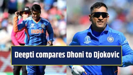 Deepti Sharma compares MS Dhoni to Novak Djokovic, reveals her favourite Tennis star