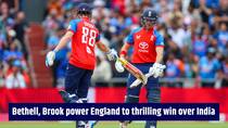 Jacob Bethell, Harry Brook stun India as England seal thrilling chase in 2nd T20I
