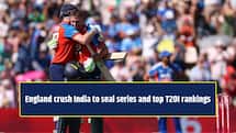 England thrash India by 56 runs to clinch series and replace World Champions at no. 1 in ICC T20I rankings
