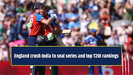 England crush India to seal series and top T20I rankings