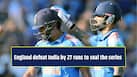 England defeat India in the third ODI to seal the series 2-1