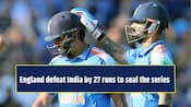England defeat India in the third ODI to seal the series 2-1