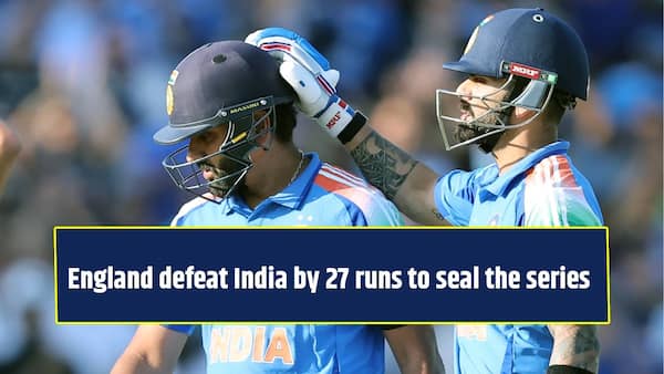 England defeat India in the third ODI to seal the series 2-1