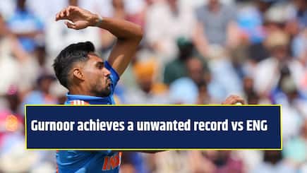 Gurnoor Brar registers unwanted record after poor show against England in 3rd ODI