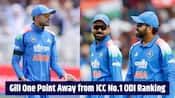 Gill one point away from ICC No.1, Rohit and Kohli stay in top four