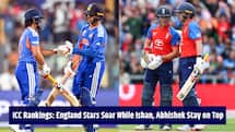 ICC Rankings Update: Ishan Kishan, Abhishek Sharma stay No. 1 & 2 as England stars make big gains