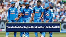 Losing streak comes to an end as India defeat England in the first ODI after six consecutive defeats