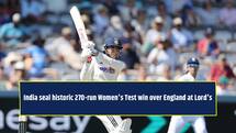 India script history with dominant 270-run win over England in historic Women’s Test at Lord’s
