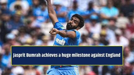 Jasprit Bumrah achieves a huge milestone against England in first ODI