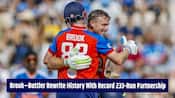 Brook, Buttler rewrite record books as England hammer India with 257