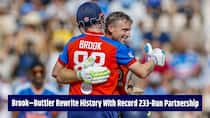 Brook, Buttler rewrite record books as England hammer India with 257