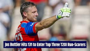 WATCH: Jos Buttler SURPASSES Virat Kohli after blazing 131, England star becomes third-highest T20I run-scorer