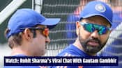 WATCH: Rohit Sharma's post-century chat with Gambhir goes viral